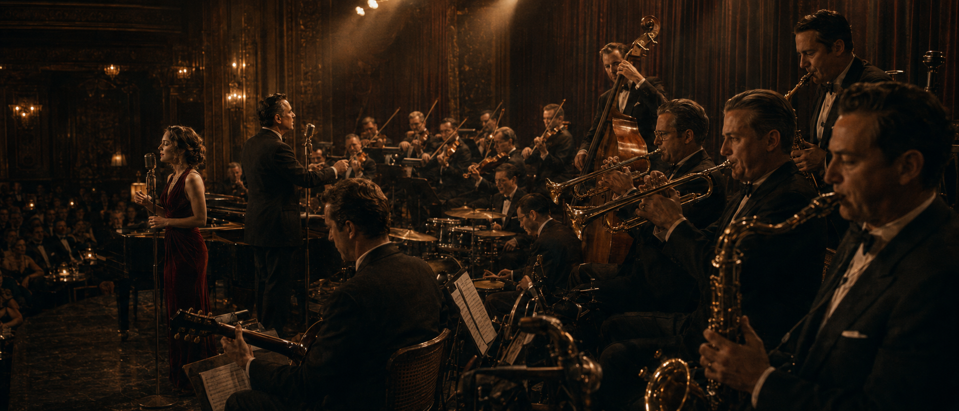 The band during the concert